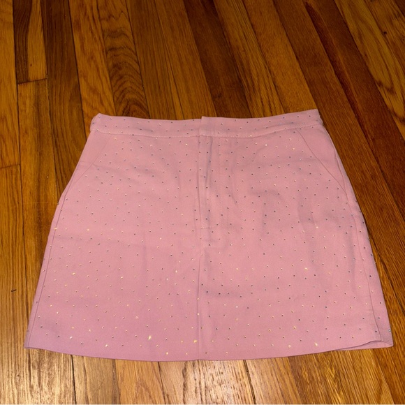 Beulah Rhinestone Pink Mini Skirt - Size Medium - Picture 9 of 9